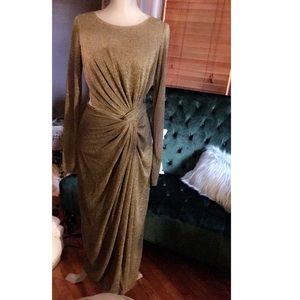 Rachel Roy gold dress
